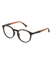 Men'Spectacle frame Police VPL878520878 Dark Havana (ø 52 mm)