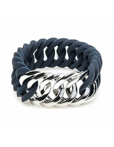 Armband TheRubz 100181 Blauw Siliconen Roestvrij staal Ziverachtig Sta