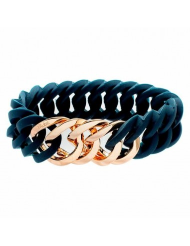 Armband TheRubz 100187 Blauw Roze Siliconen Roestvrij staal Staal/Sili