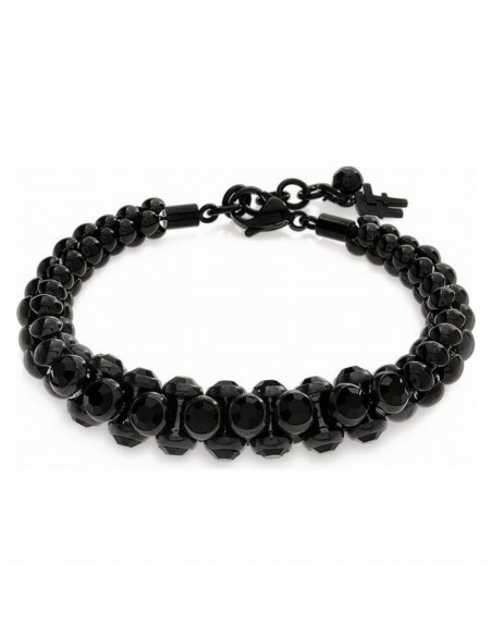 Bracelet Folli Follie 3B1T021KK Noir Acier (17 cm)