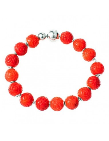 Damenarmreif Thomas Sabo KT0147-870-10-L16 Rot Rosa Sterlingsilber