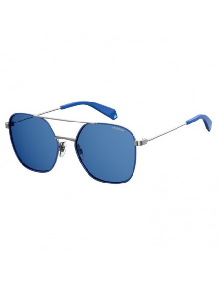 Lunettes de soleil Unisexe Polaroid 6058-S-PJP-56 Bleu (ø 56 mm)