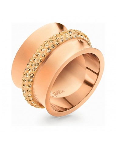 Anillo Mujer Folli Follie 3R13T005RS-52 (Talla 12)