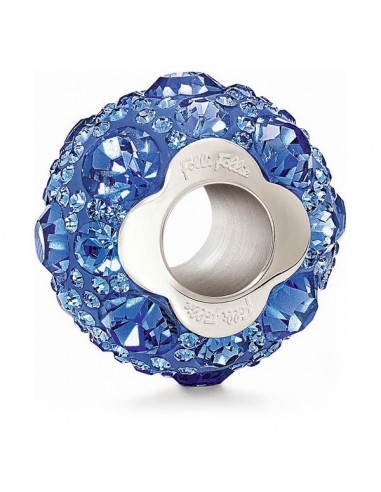 Perle de verre Femme Folli Follie 3P13F019U Bleu (1,5 cm)