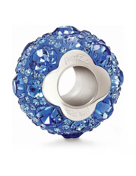 Perle de verre Femme Folli Follie 3P13F019U Bleu (1,5 cm)