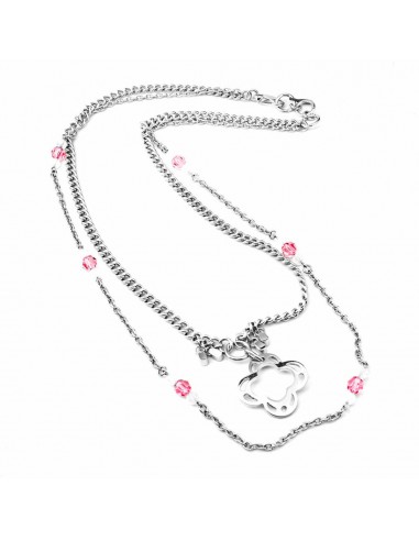 Ketting Dames Folli Follie 3N9F226PW (45 cm)