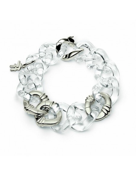 Bracelet Femme Folli Follie 4B1F004C Transparent Polycarbonate (17 cm)