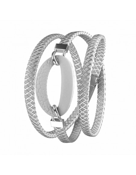 Armband Dames Panarea BM1B19 Ziverachtig Zilver Wit (55 cm)