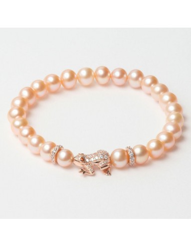 Bracelet Femme Lancaster JLA-BR-FROG-2-PE Orange Argent 925 16 mm Rosé