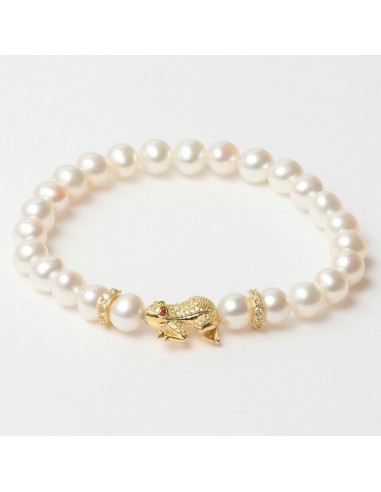 Bracciale Donna Lancaster JLA-BR-FROG-6-WH Dorato Bianco Argento puro 