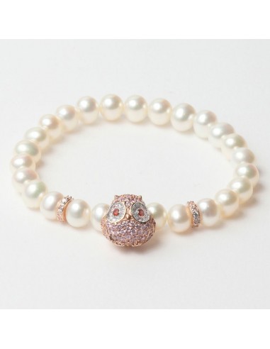 Bracciale Donna Lancaster JLA-BR-OWL-2-WH Bianco Argento puro 16 mm Ro