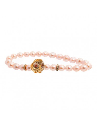 Bracciale Donna Lancaster JLA-BR-OWL-6-PE Dorato Arancio Zirconio Arge