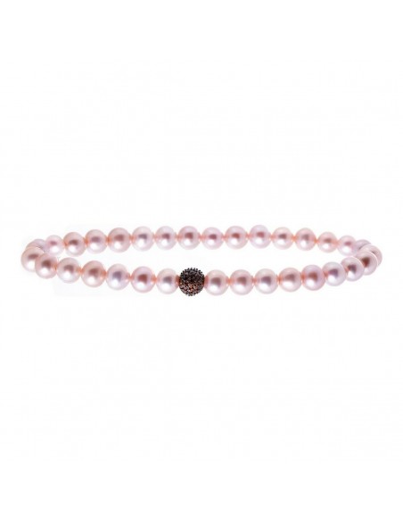 Damenarmreif Lancaster JLA-BR-SB-5-PU Lila Rosa Zirkonia Sterlingsilbe