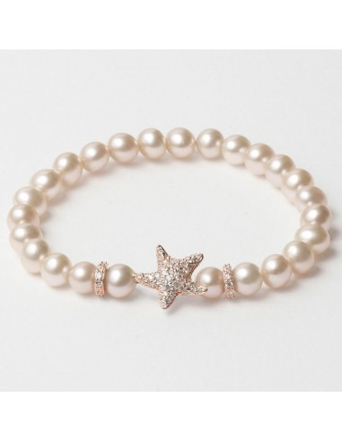 Bracelet Femme Lancaster JLA-BR-STAR-2-WH Blanc Argent 925 16 mm Rosé