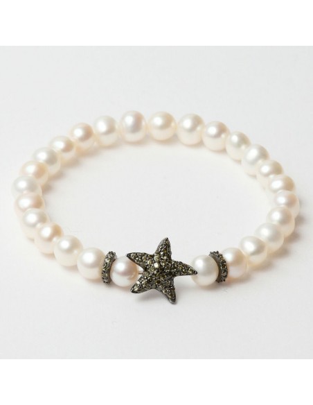 Bracciale Donna Lancaster JLA-BR-STAR-3-WH Bianco Verde Argento puro 1