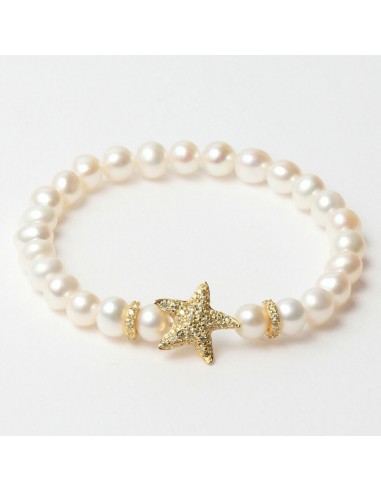 Bracciale Donna Lancaster JLA-BR-STAR-6-WH Dorato Bianco Argento puro 