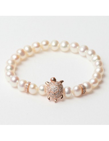 Bracelet Femme Lancaster JLA-BR-TURTLE-2-WH Blanc Argent 925 16 mm Rosé