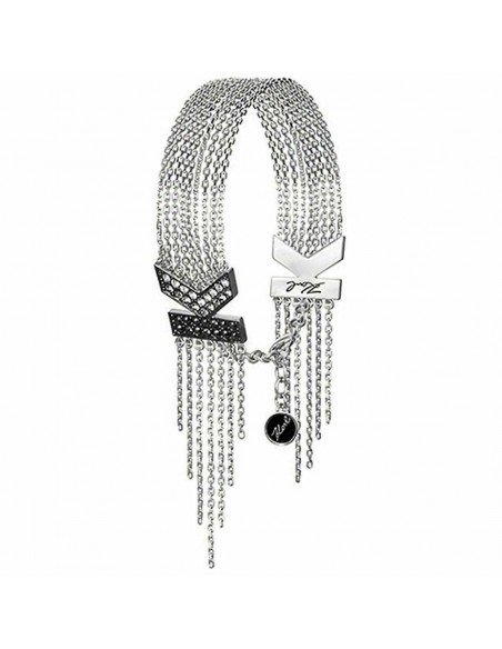 Armband Dames Karl Lagerfeld 5448354 Grijs Roestvrij staal (20 cm)