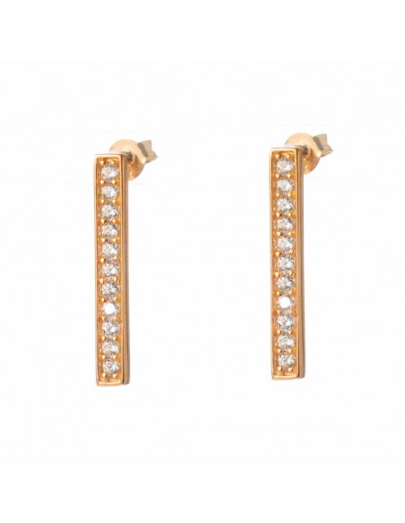 Ladies'Earrings Sif Jakobs E1023-CZ-RG (2,5 cm)