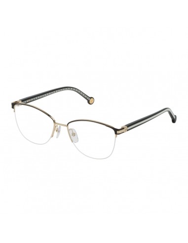 Ladies'Spectacle frame Carolina Herrera VHE112540304 Black Golden