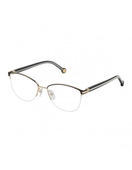 Ladies'Spectacle frame Carolina Herrera VHE112540304 Black Golden