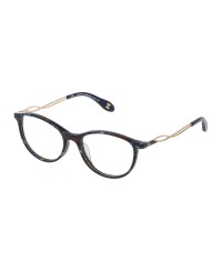 Ladies'Spectacle frame Carolina Herrera VHN590M510AG2 Blue Golden