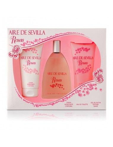 Parfumset voor Dames Agua Rosas Aire Sevilla (3 pcs) (3 pcs)