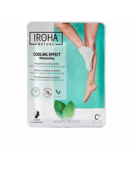 Masque pour pieds Iroha Menthe Chaussettes Relaxant