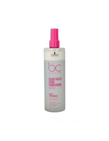 Conditionneur pour les Cheveux Teints Schwarzkopf Bonacure Color Freeze Spray (400 ml) pH 4.5