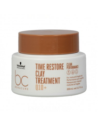 Masque pour cheveux fins Schwarzkopf Bonacure Time Restore Clay (200 ml)