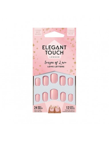 False nails Elegant Touch Luxe Looks Love letters (24 pcs)