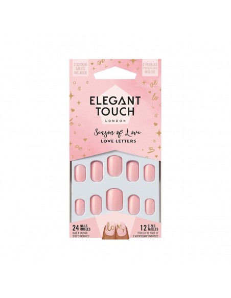 False nails Elegant Touch Luxe Looks Love letters (24 pcs)