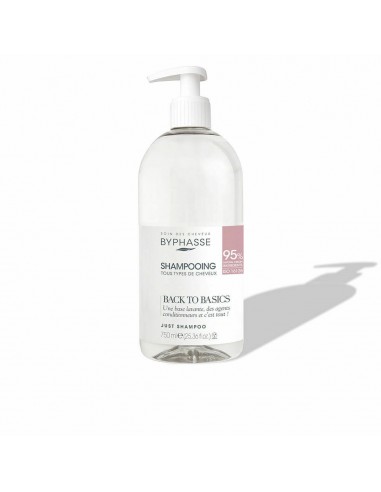 Shampooing à Utilisation Quotidienne Byphasse Back to Basics Tous les types de cheveux (750 ml)