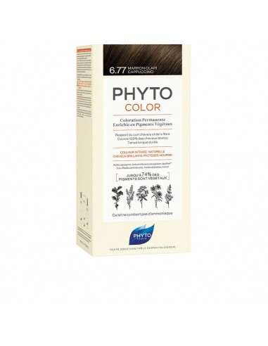 Permanent Colour PHYTO PhytoColor 6.77-marrón claro capuchino Ammonia-