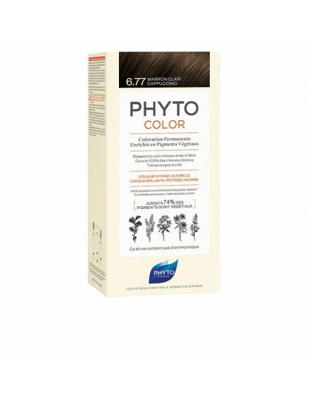 Permanent Colour PHYTO PhytoColor 6.77-marrón claro capuchino Ammonia-