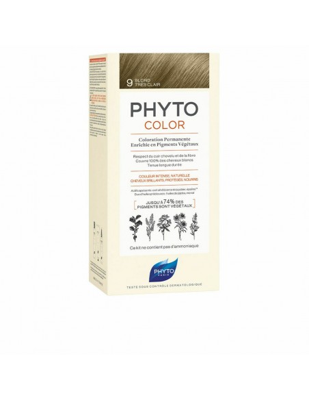 Permanent Colour PHYTO PhytoColor 9-rubio muy claro Ammonia-free