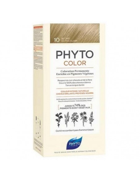 Coloration Permanente Phyto Paris Color 10-rubio extra claro