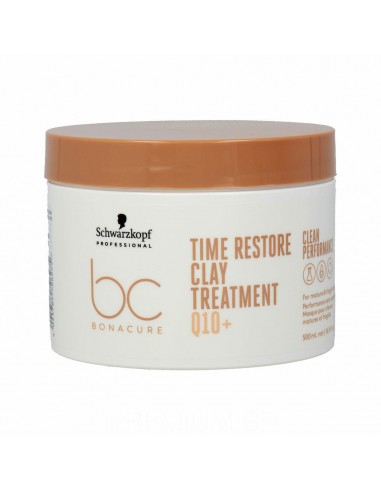 Mask for Fine Hair Schwarzkopf Bonacure Time Restore Clay (500 ml)