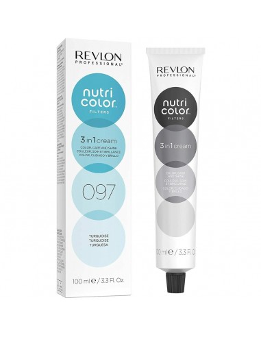 Coloration en Crème Revlon Turquoise 3-en-1 (100 ml)