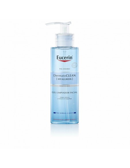 Gel Detergente Viso Eucerin DermatoCLEAN Hyaluron Pelli sensibili (200