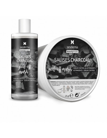 Gesichtsmaske Peel Off Sesderma Beauty Treats Salises Charcoal (75 ml)