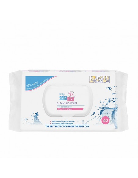 Lingettes imprégnées Sebamed (60 Unités)