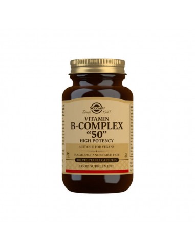 Vitamin B-Complex 50 High Potency Solgar 30163 100 Kapseln Pflanzliche