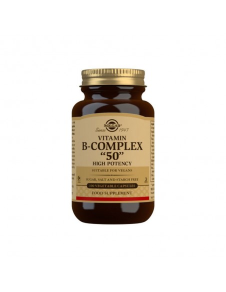 Vitamin B-Complex 50 High Potency Solgar 30163 100 Kapseln Pflanzliche