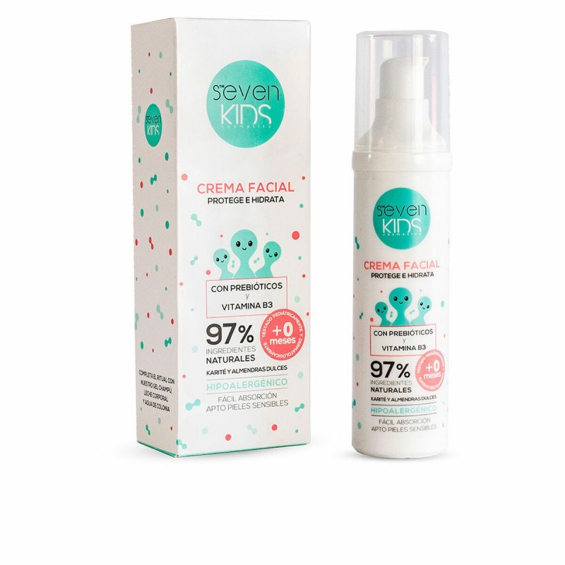 Crème Hydratante pour le Visage pour Bébés Seven Kids (50 ml)