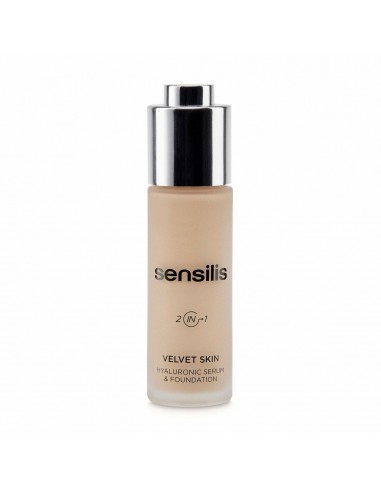 Fluid Makeup Basis Sensilis Velvet Skin 01-Amande Serum (30 ml)