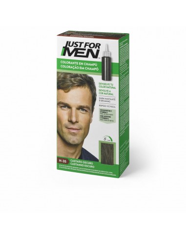 Kleurshampoo Just For Men Donker (30 ml)