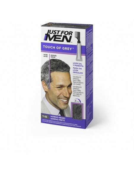 Coloración en Gel Antiedad Just For Men Touch of Grey Moreno-Negro (40