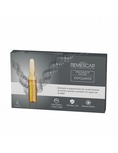 Facial Exfoliator Remescar Instant Corrective Skincare Night (5 x 2 ml