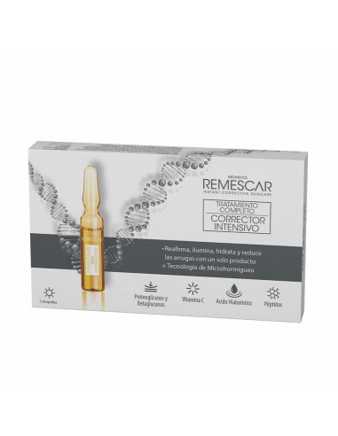 Ampoules Remescar Correcteur facial Anti-âge (5 x 2 ml)